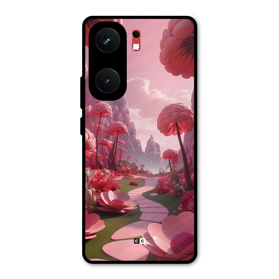 Garden Of Love Metal Back Case for iQOO Neo 9 Pro