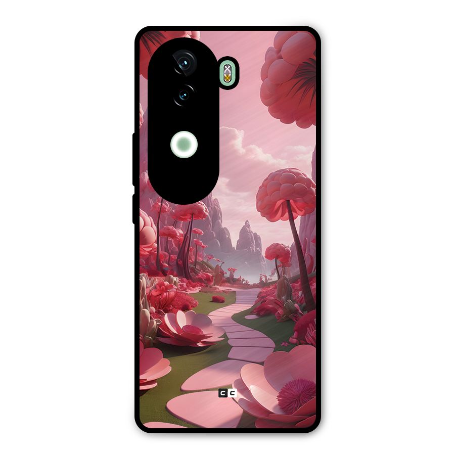 Garden Of Love Metal Back Case for iQOO Z9s