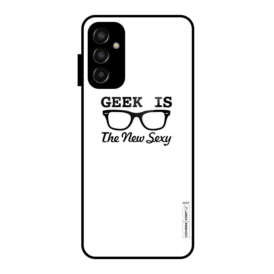 Geek Is The New Sexy Glass Back Case for Galaxy F13
