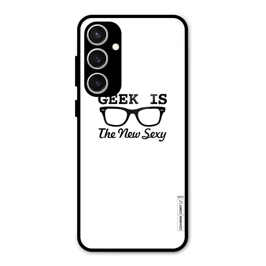 Geek Is The New Sexy Glass Back Case for Galaxy S23 FE