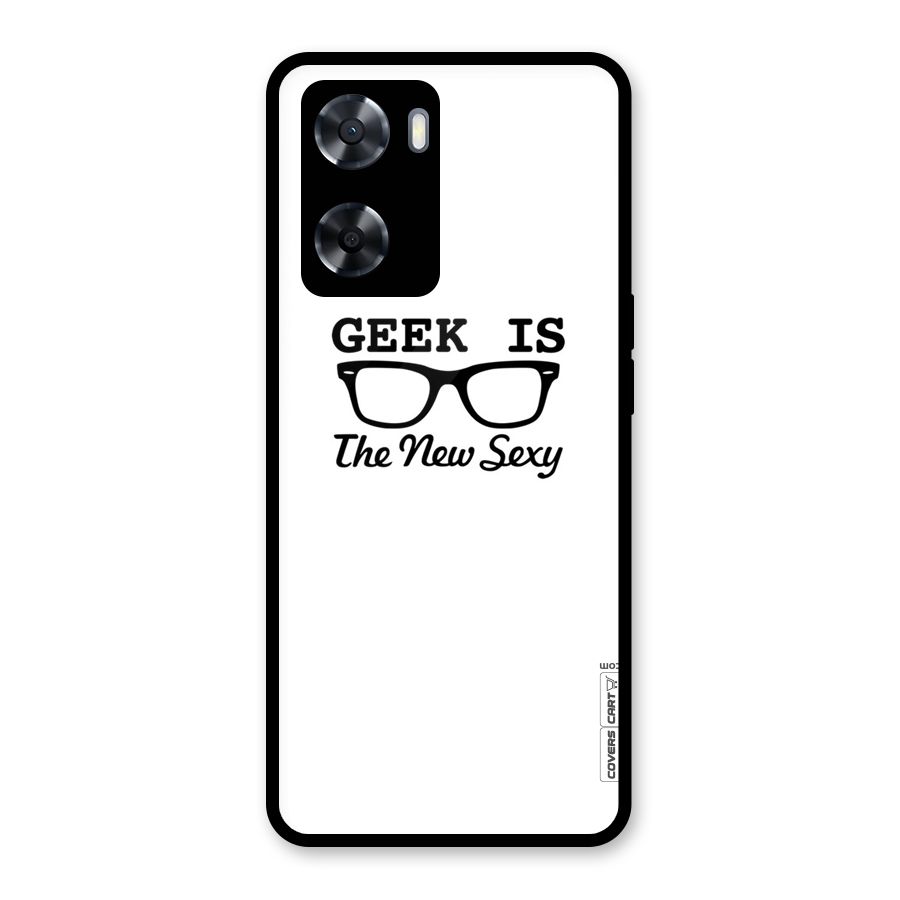 Geek Is The New Sexy Glass Back Case for OnePlus Nord N20 SE