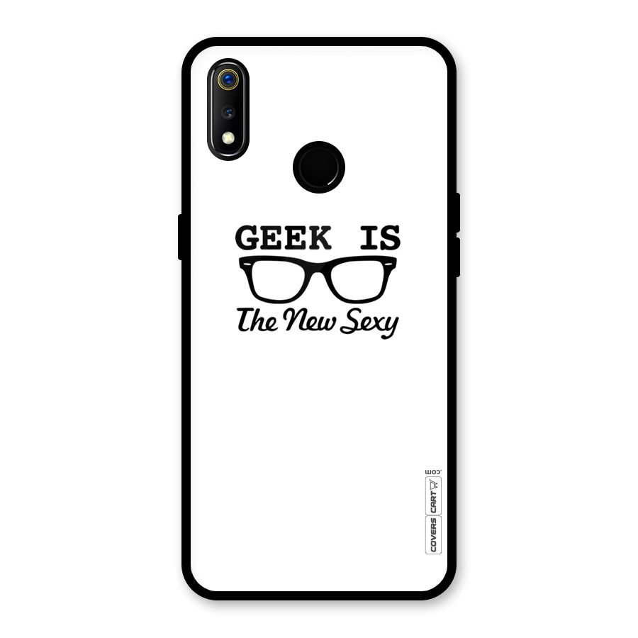 Geek Is The New Sexy Glass Back Case for Realme 3i
