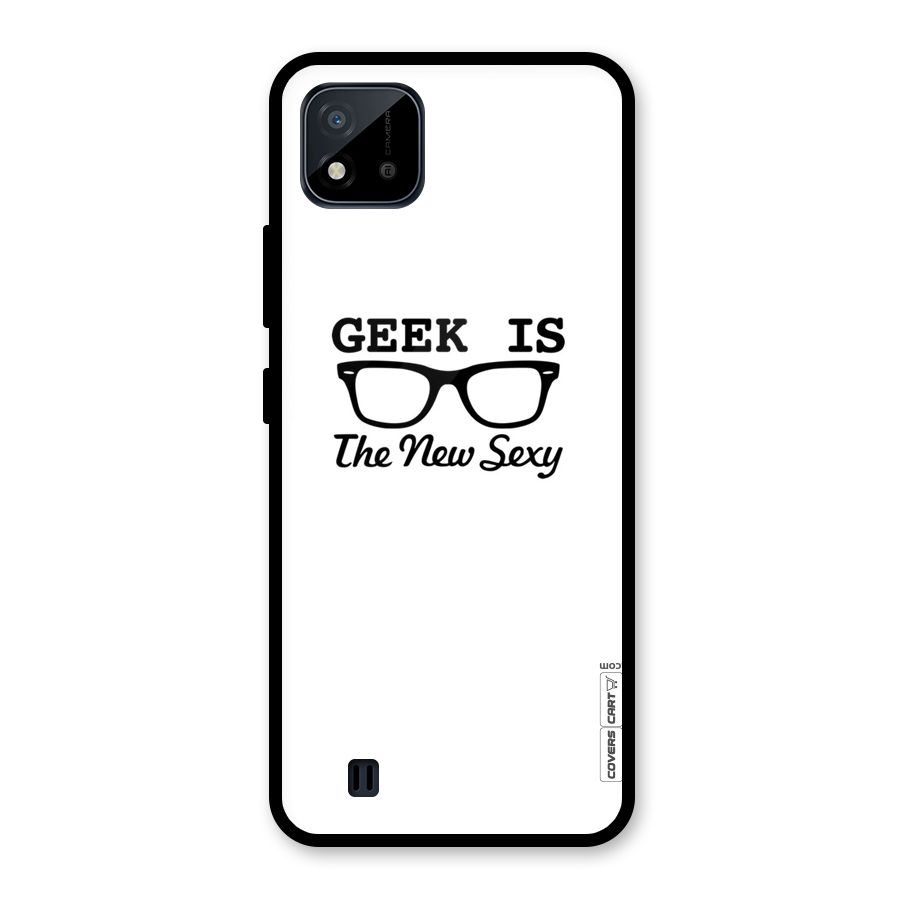 Geek Is The New Sexy Glass Back Case for Realme C11 2021