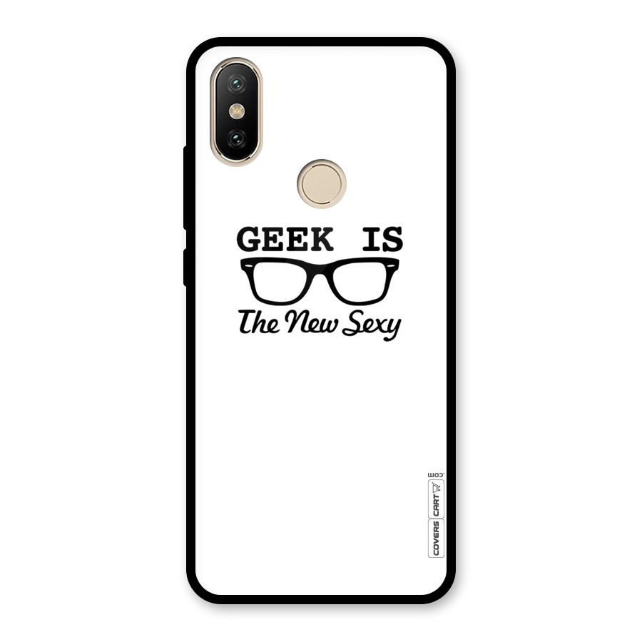 Geek Is The New Sexy Glass Back Case for Redmi A2