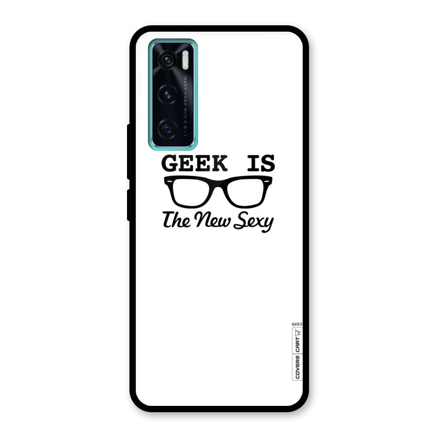 Geek Is The New Sexy Glass Back Case for Vivo V20 SE