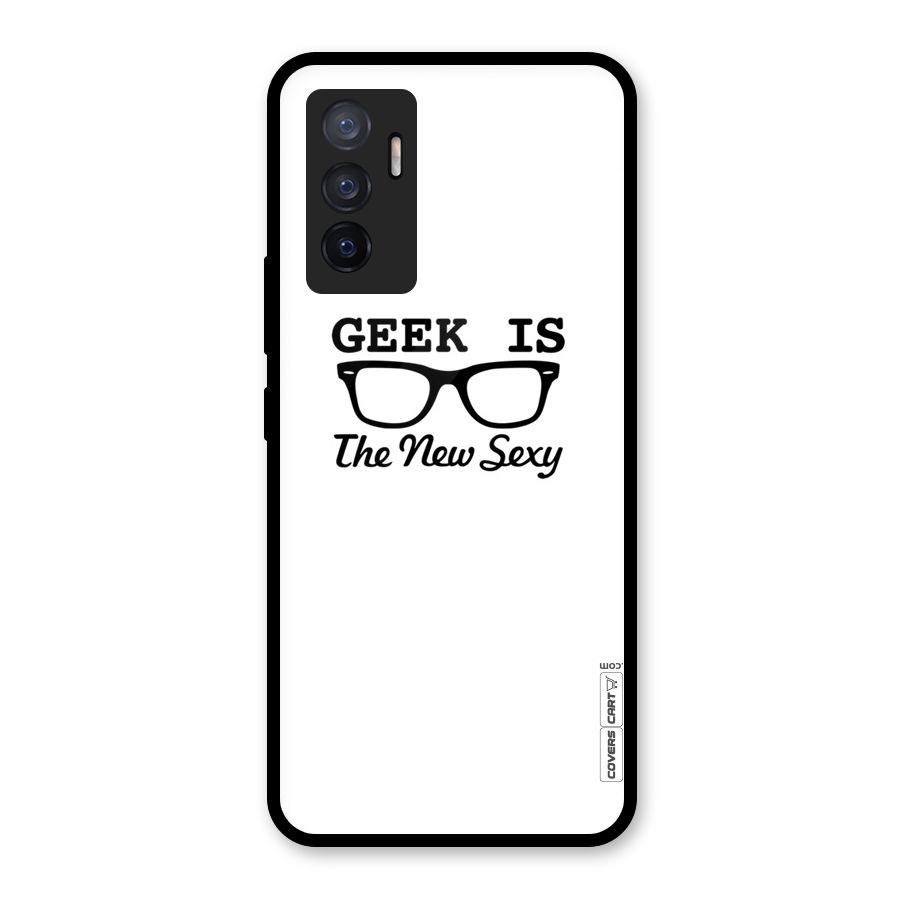 Geek Is The New Sexy Glass Back Case for Vivo V23e
