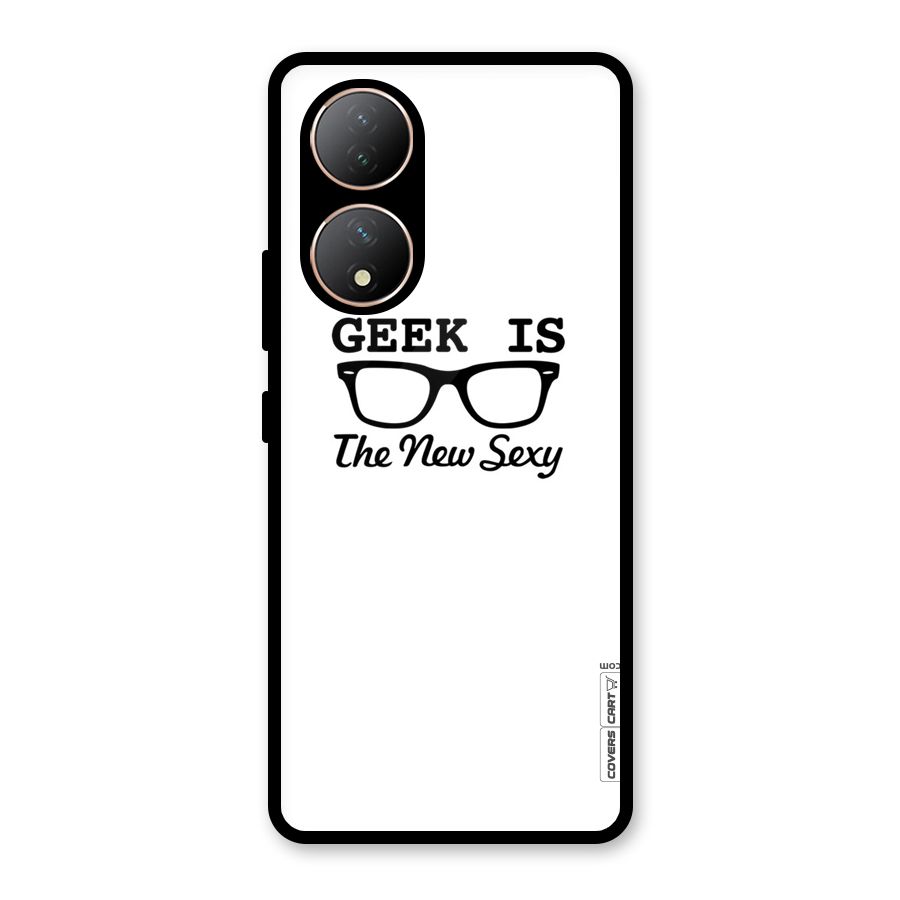 Geek Is The New Sexy Glass Back Case for Vivo Y100A
