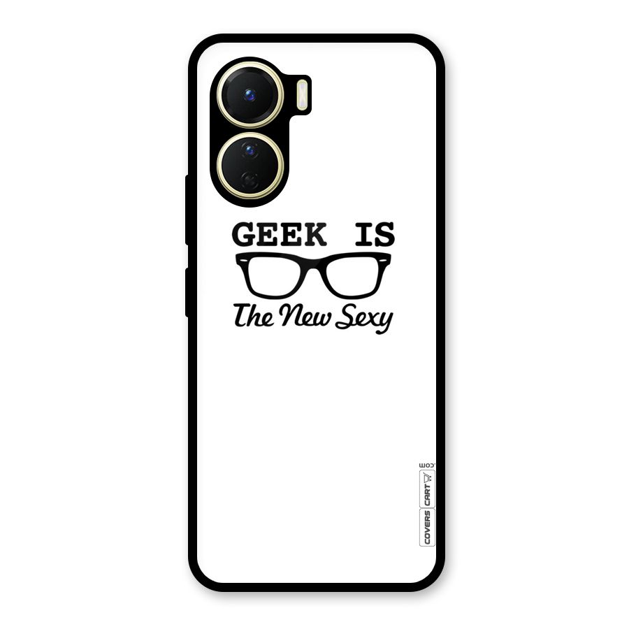 Geek Is The New Sexy Glass Back Case for Vivo Y16