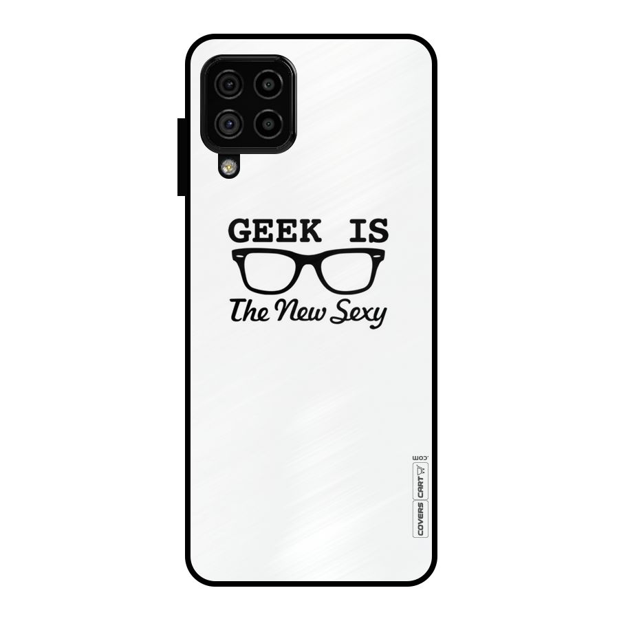 Geek Is The New Sexy Metal Back Case for Galaxy A22 4G