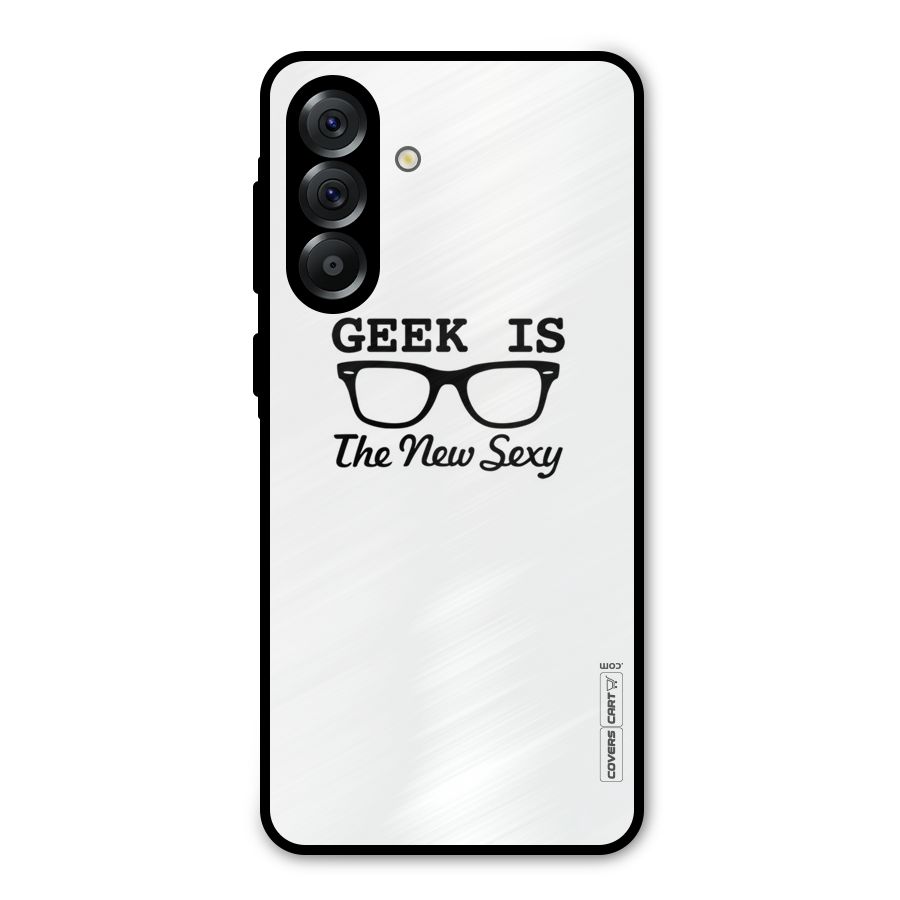 Geek Is The New Sexy Metal Back Case for Galaxy A36