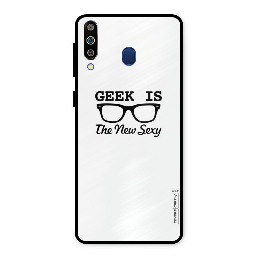 Geek Is The New Sexy Metal Back Case for Galaxy M30