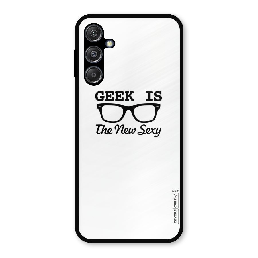Geek Is The New Sexy Metal Back Case for Galaxy M34 5G