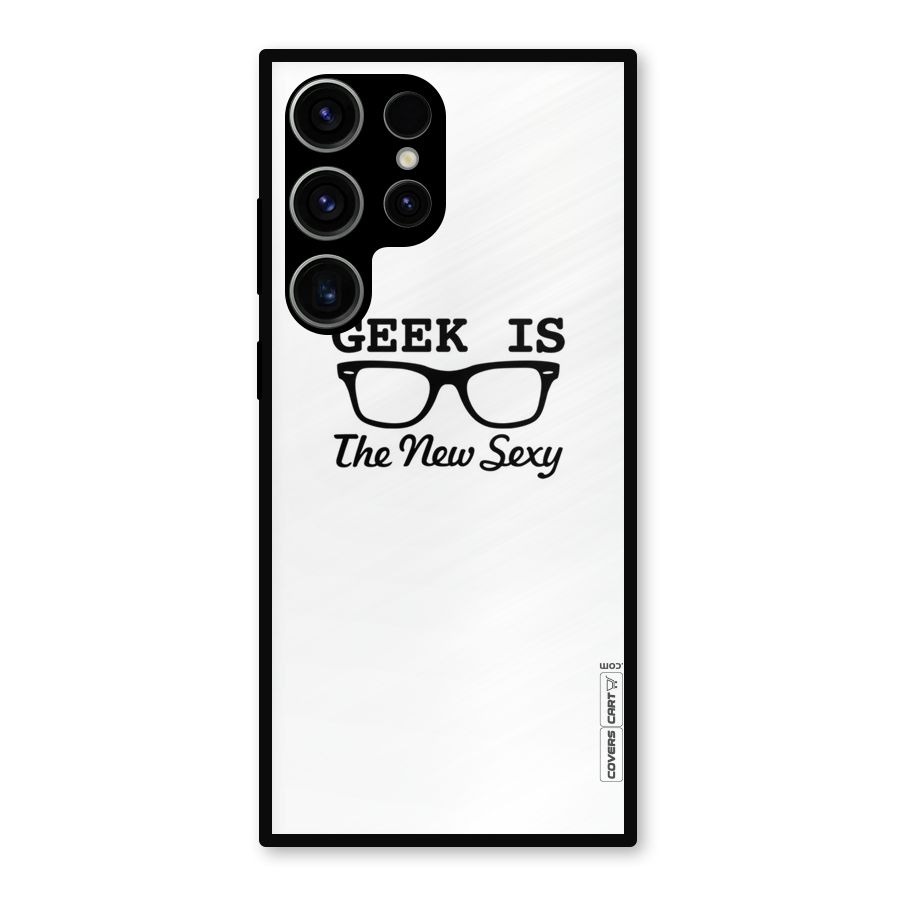 Geek Is The New Sexy Metal Back Case for Galaxy S23 Ultra