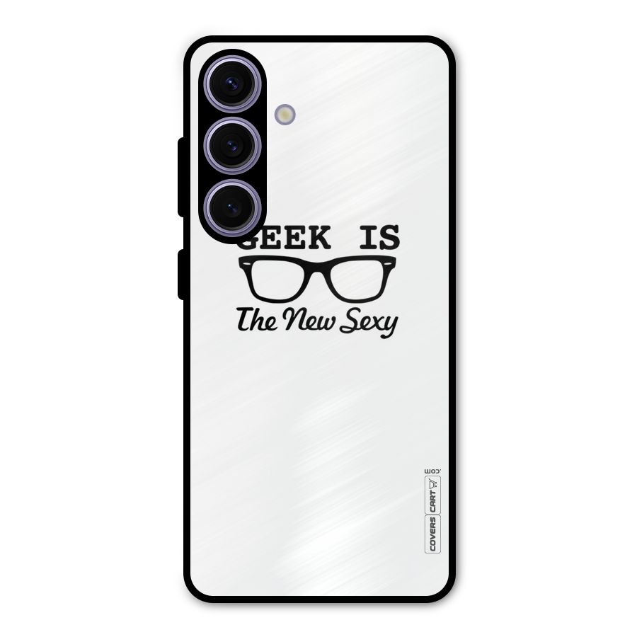 Geek Is The New Sexy Metal Back Case for Galaxy S24