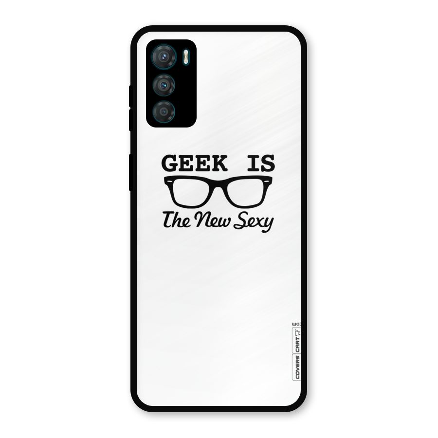 Geek Is The New Sexy Metal Back Case for Moto G42
