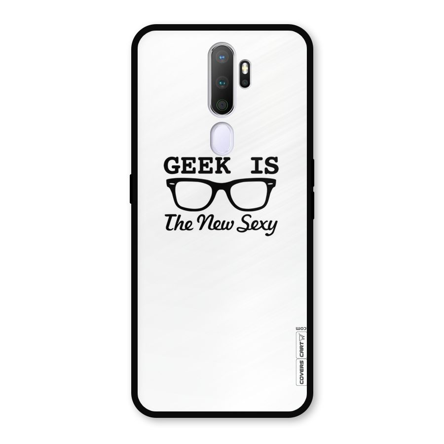 Geek Is The New Sexy Metal Back Case for Oppo A9 (2020)