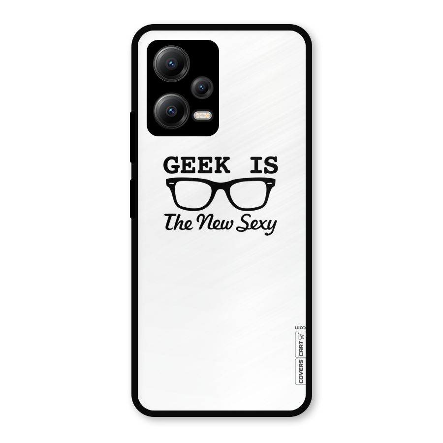 Geek Is The New Sexy Metal Back Case for Redmi Note 12 5G