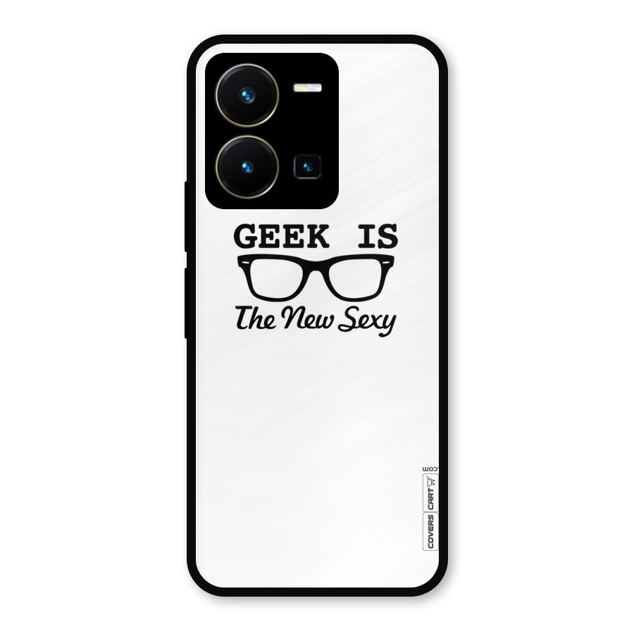 Geek Is The New Sexy Metal Back Case for Vivo Y35
