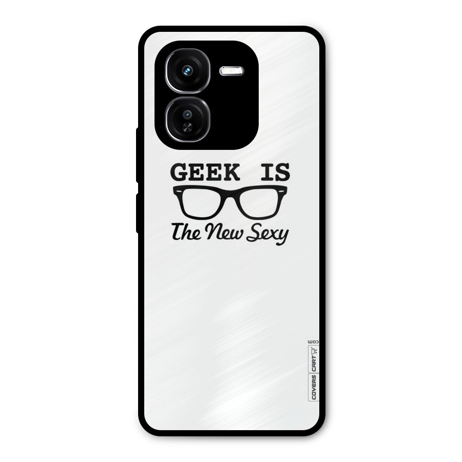 Geek Is The New Sexy Metal Back Case for iQOO Z9x