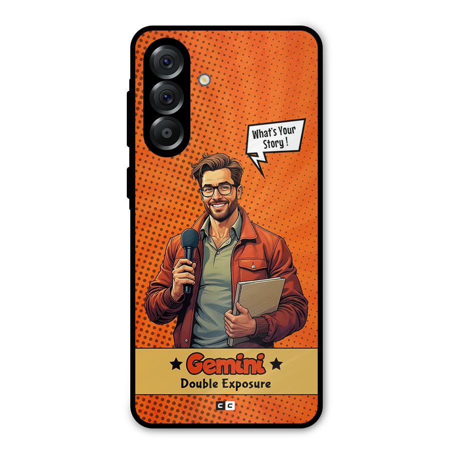 Gemini Explorer Metal Back Case for Galaxy A36
