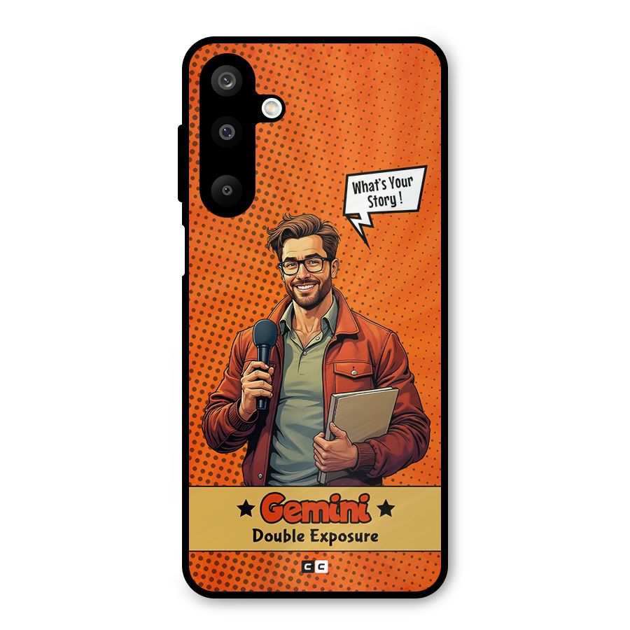 Gemini Explorer Metal Back Case for Galaxy M16