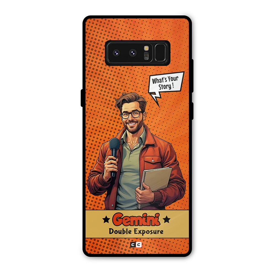 Gemini Explorer Metal Back Case for Galaxy Note 8