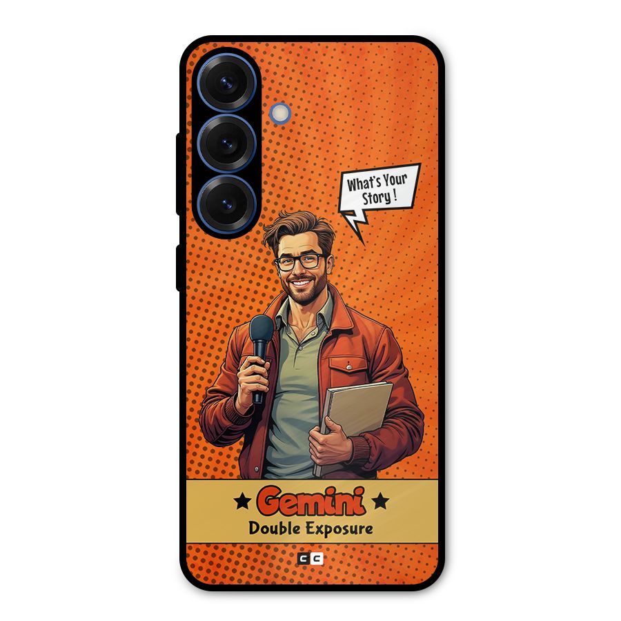 Gemini Explorer Metal Back Case for Galaxy S25