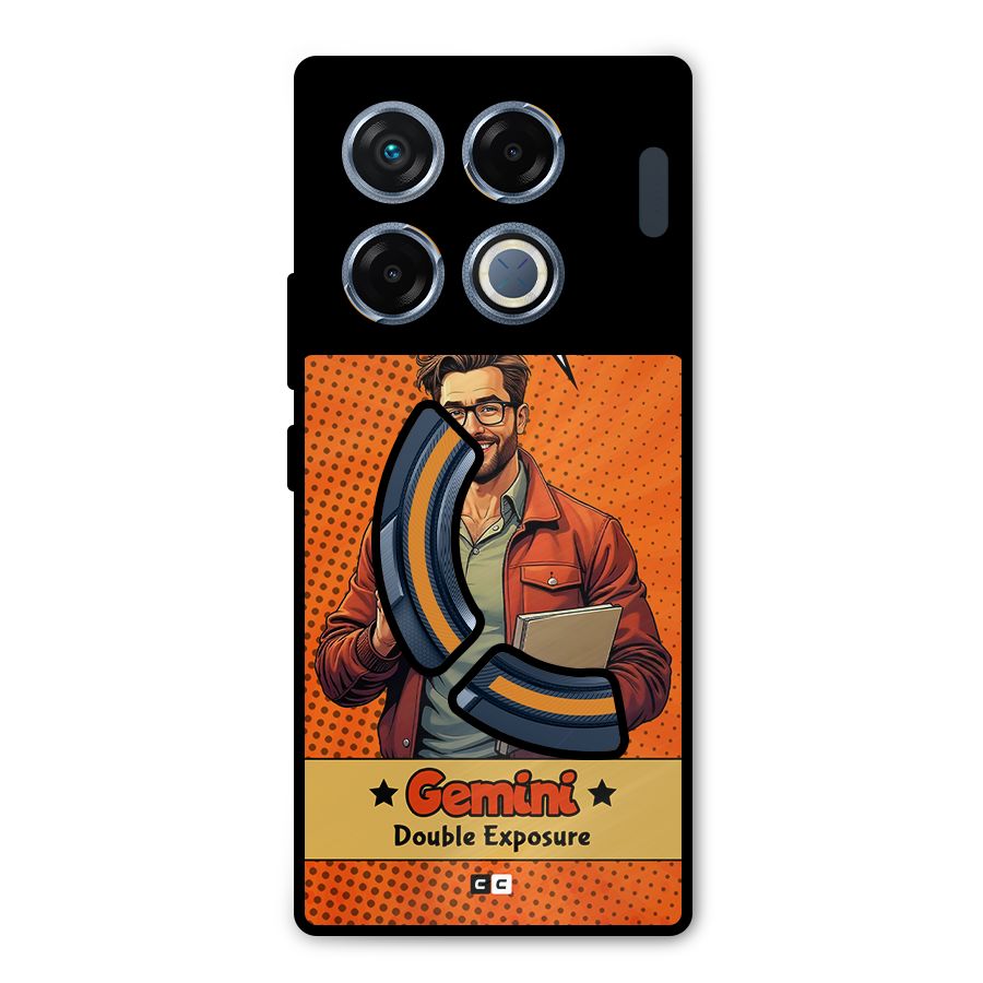 Gemini Explorer Metal Back Case for Infinix GT 20 Pro