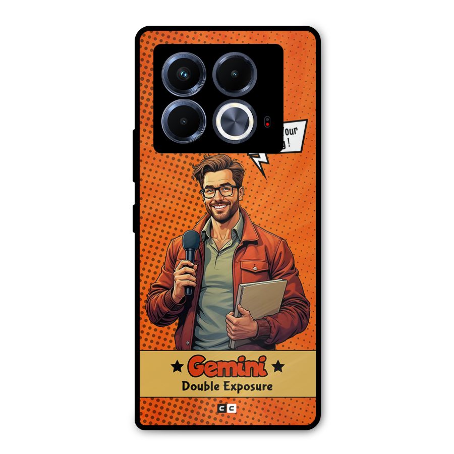 Gemini Explorer Metal Back Case for Infinix Note 40 5G