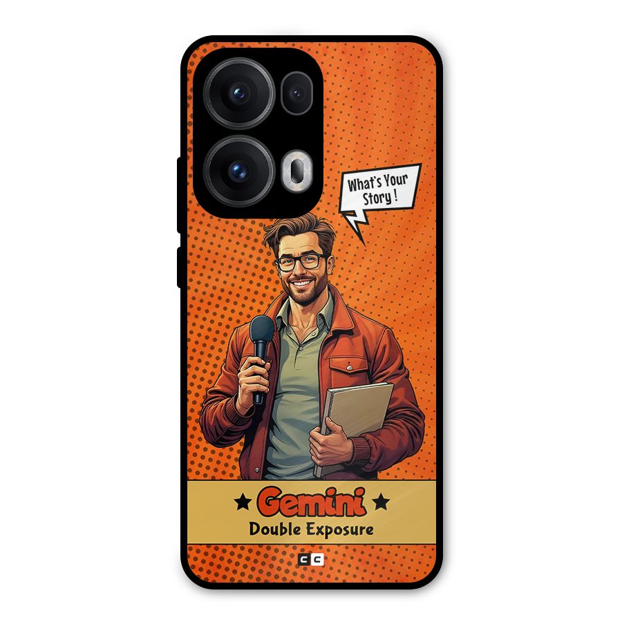 Gemini Explorer Metal Back Case for Oppo Reno13 Pro