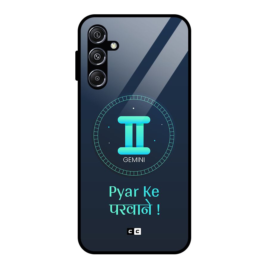 Gemini Love Glass Back Case for Galaxy M34 5G