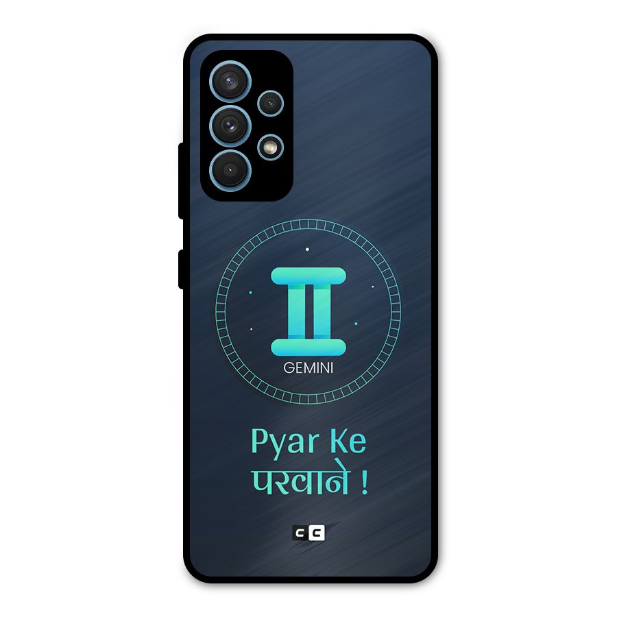 Gemini Love Metal Back Case for Galaxy A32