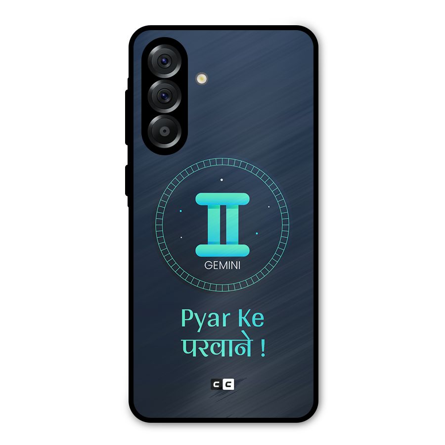 Gemini Love Metal Back Case for Galaxy A36