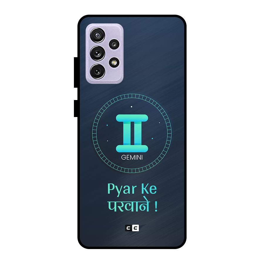 Gemini Love Metal Back Case for Galaxy A72