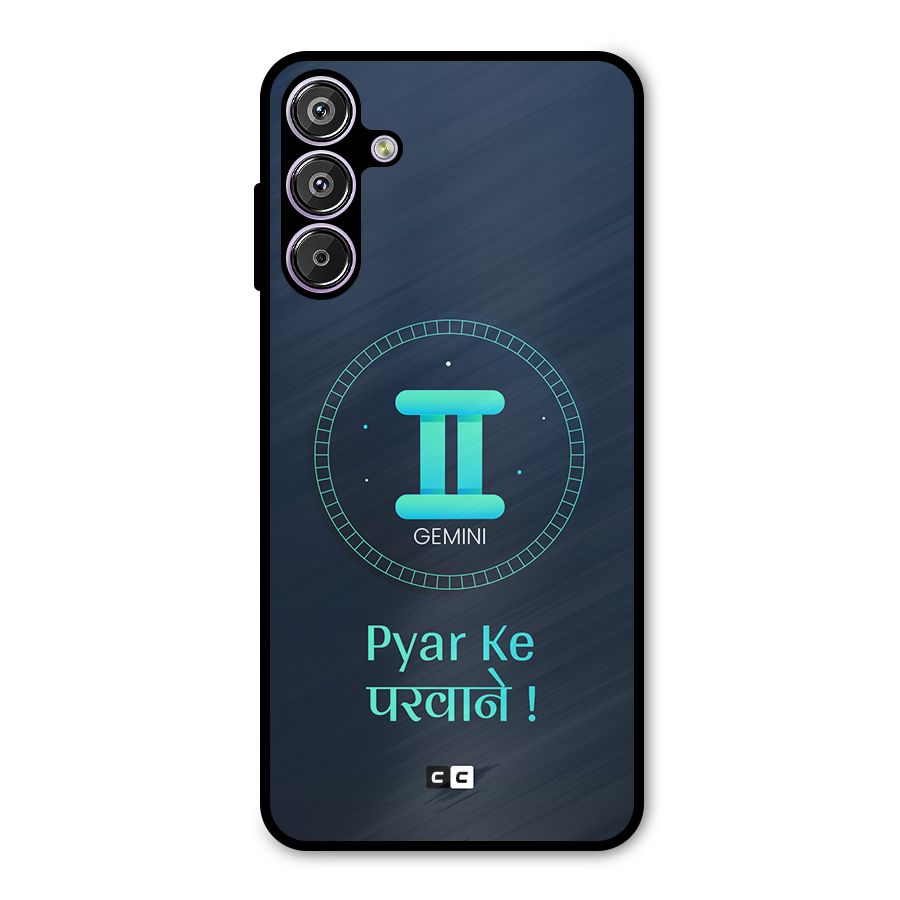 Gemini Love Metal Back Case for Galaxy M15
