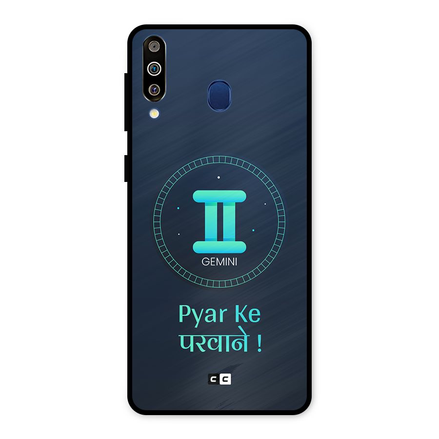 Gemini Love Metal Back Case for Galaxy M30