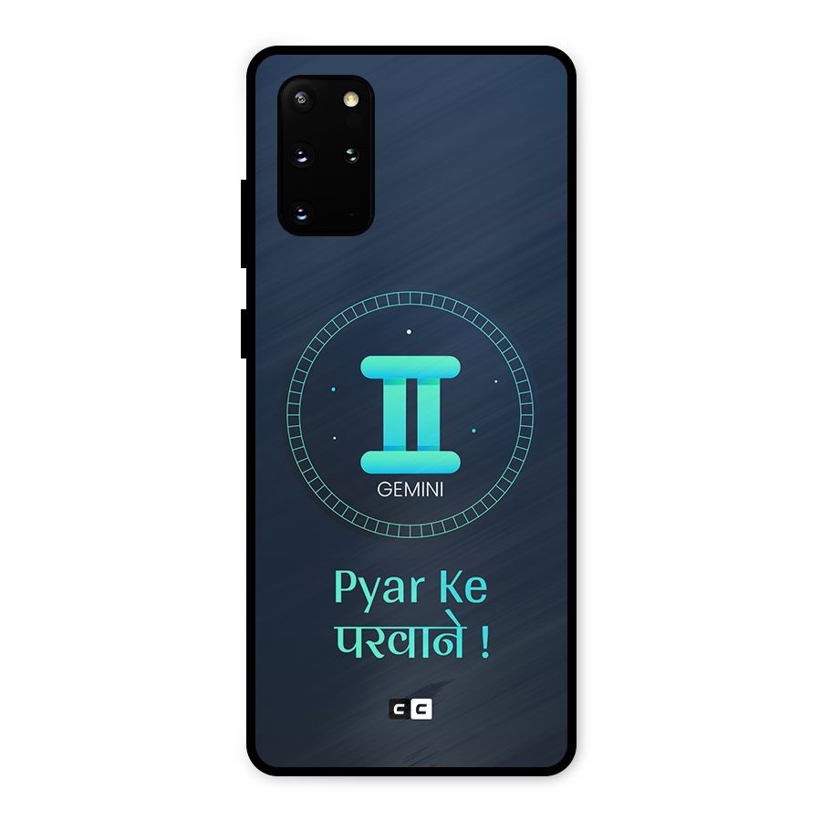 Gemini Love Metal Back Case for Galaxy S20 Plus