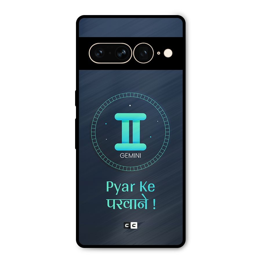 Gemini Love Metal Back Case for Google Pixel 7 Pro