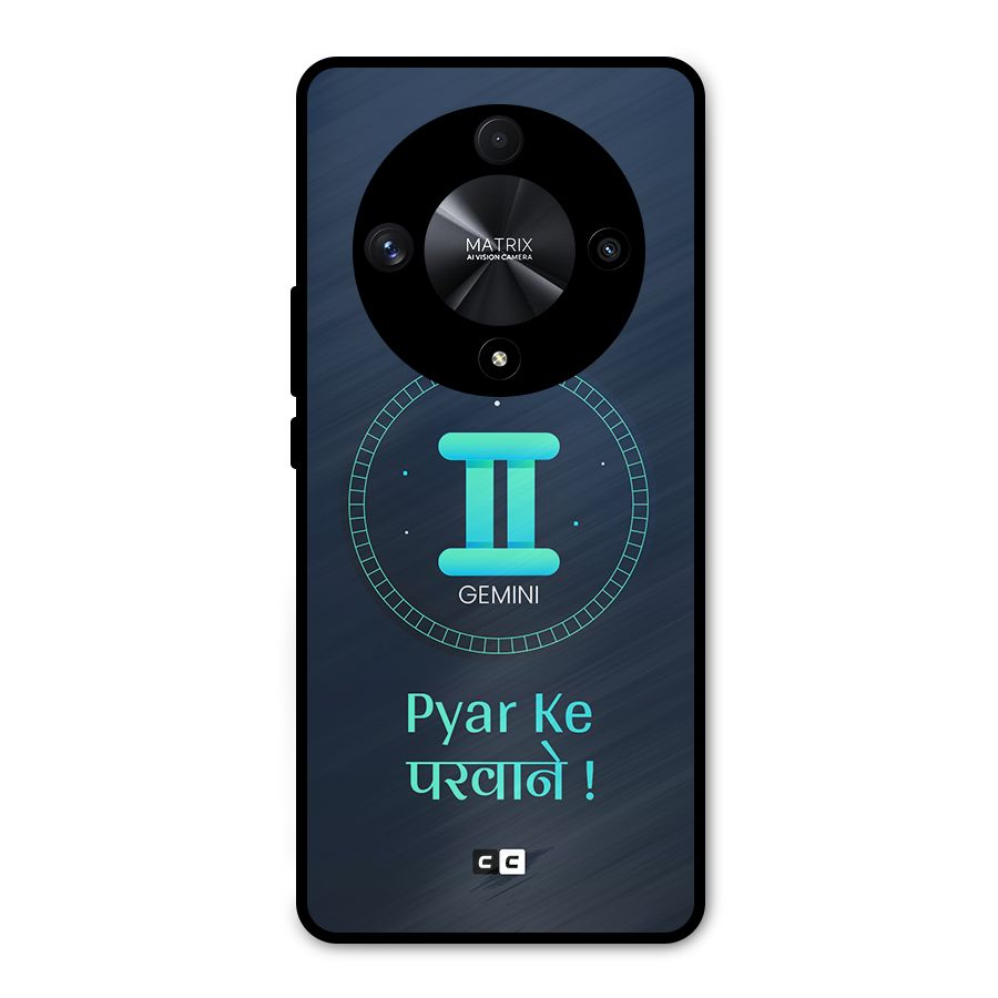 Gemini Love Metal Back Case for Honor X9b