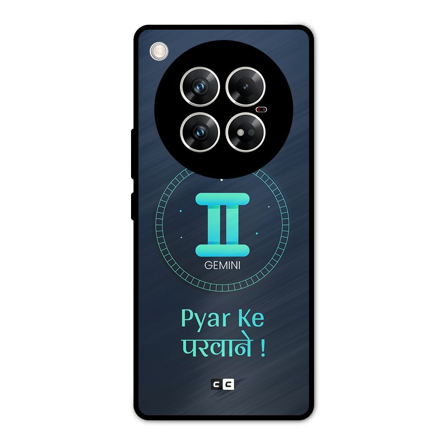 Gemini Love Metal Back Case for Infinix Zero 40 5G