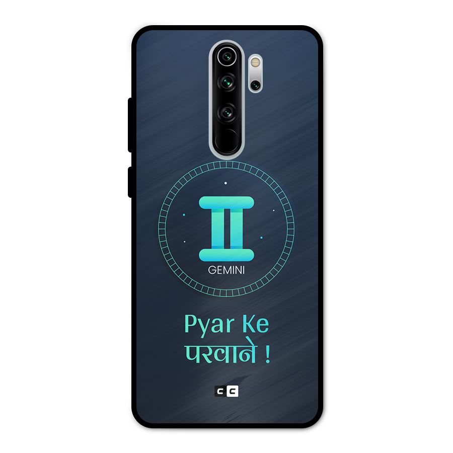 Gemini Love Metal Back Case for Redmi Note 8 Pro