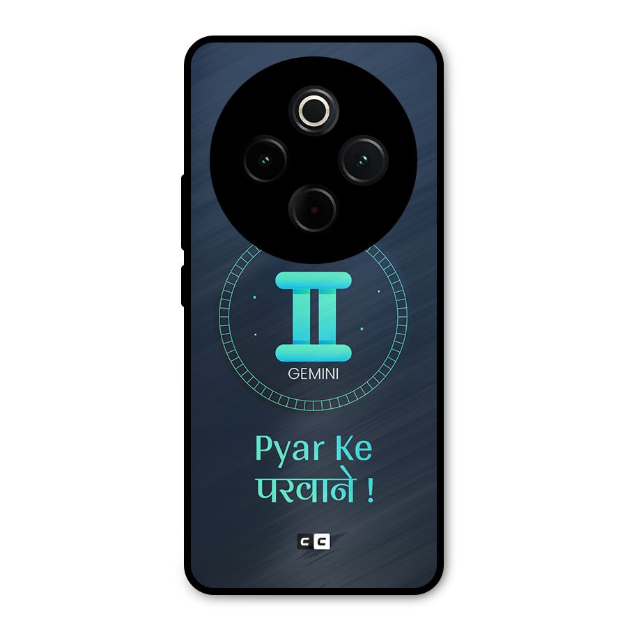 Gemini Love Metal Back Case for iQOO Z10