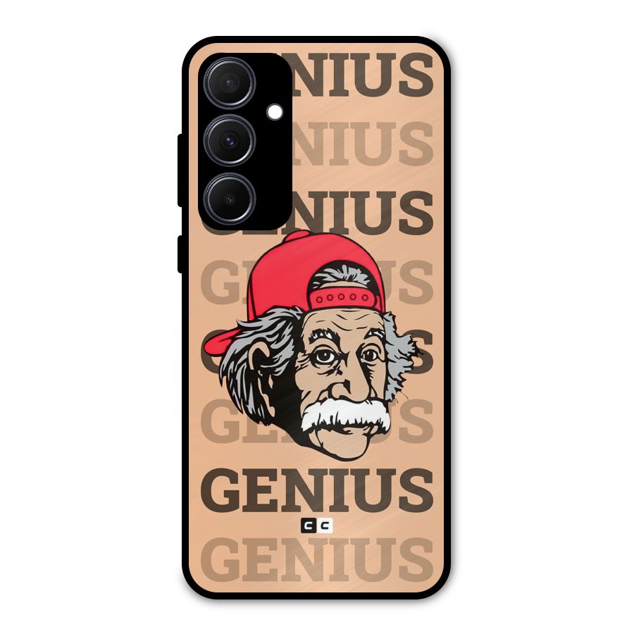 Genious Scientist Metal Back Case for Galaxy A35