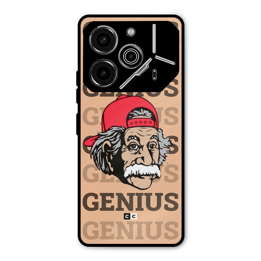 Genious Scientist Metal Back Case for Tecno Pova 6 Pro