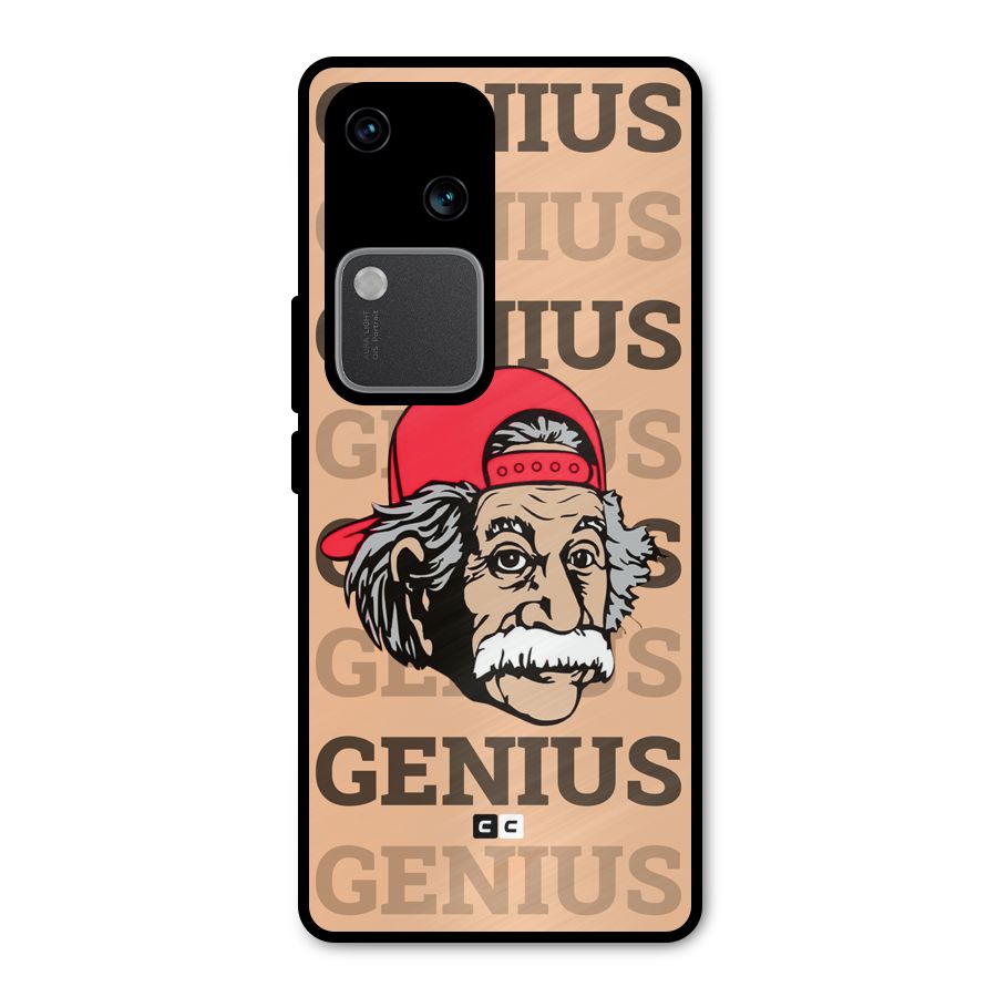 Genious Scientist Metal Back Case for Vivo V30