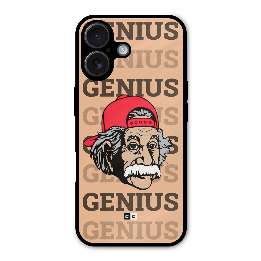 Genious Scientist Metal Back Case for iPhone 16