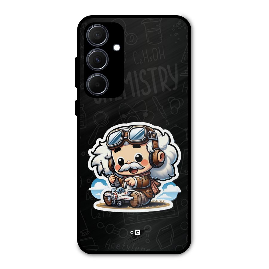 Genius Kid Metal Back Case for Galaxy A35