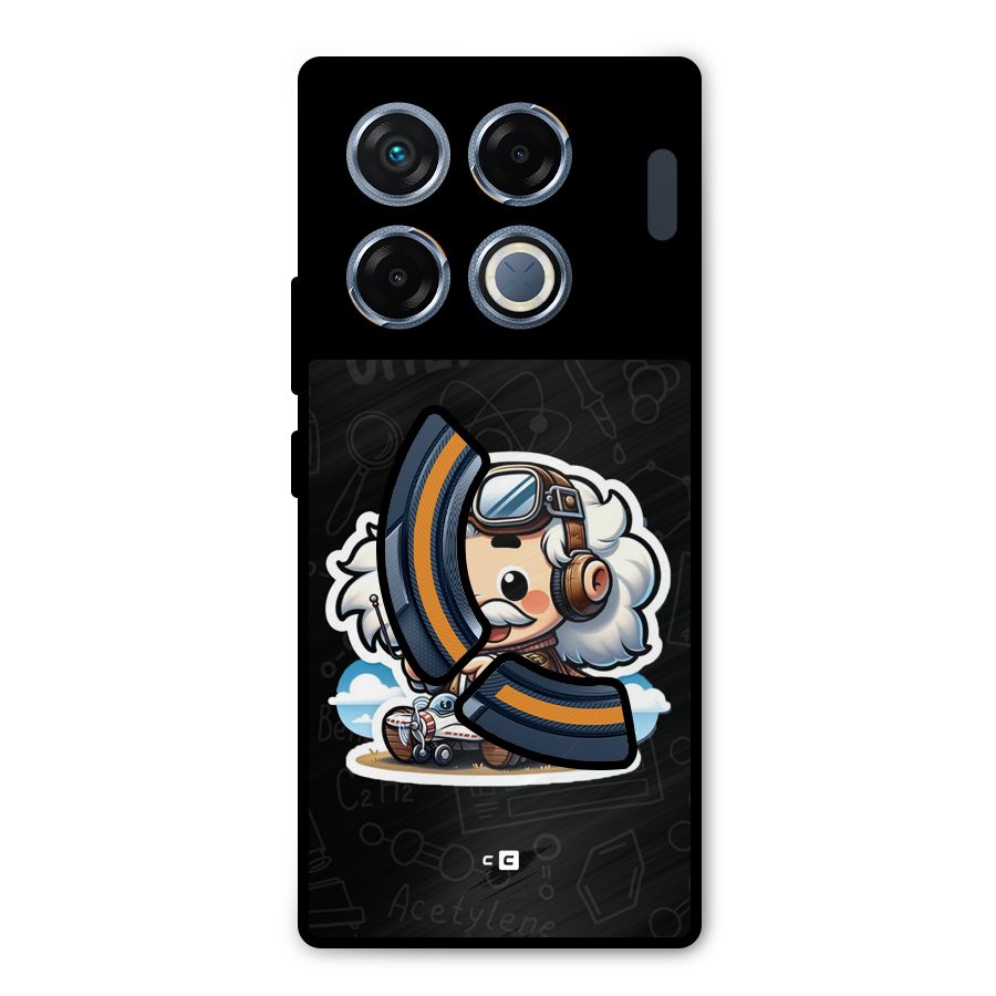 Genius Kid Metal Back Case for Infinix GT 20 Pro
