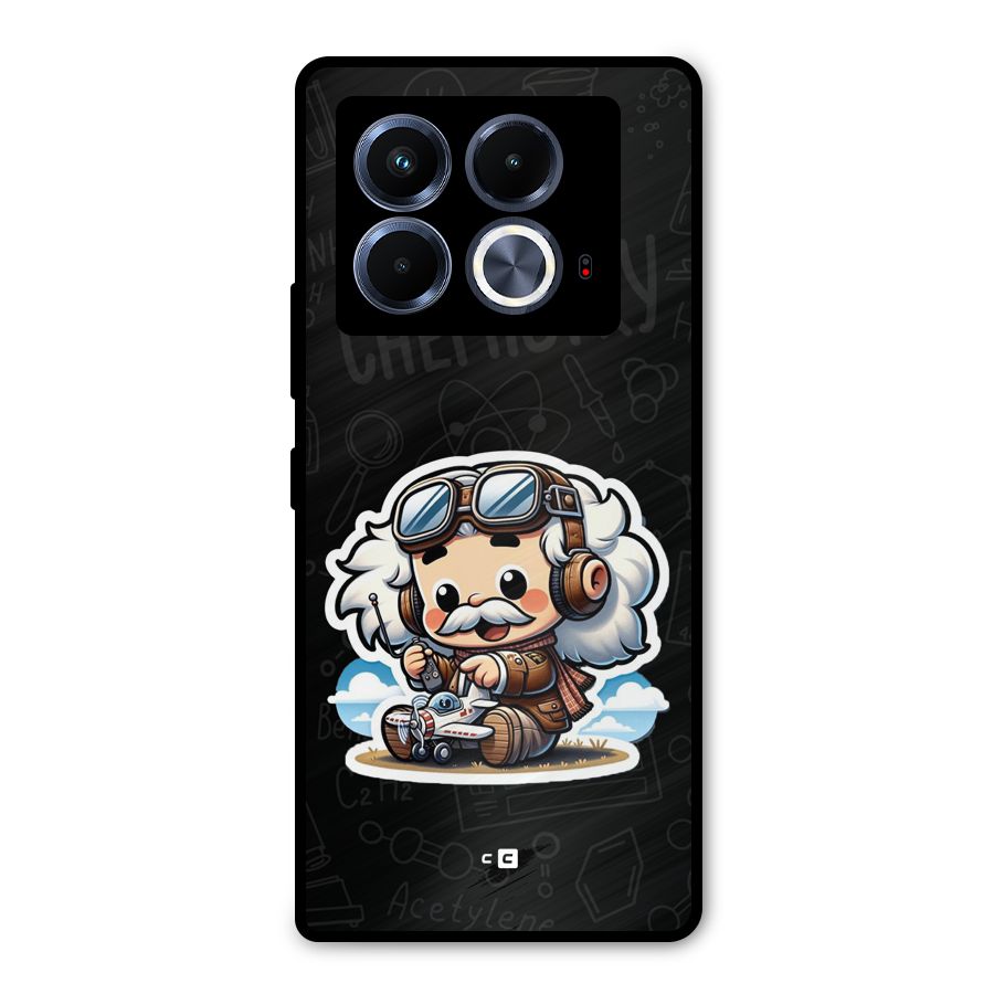 Genius Kid Metal Back Case for Infinix Note 40 5G