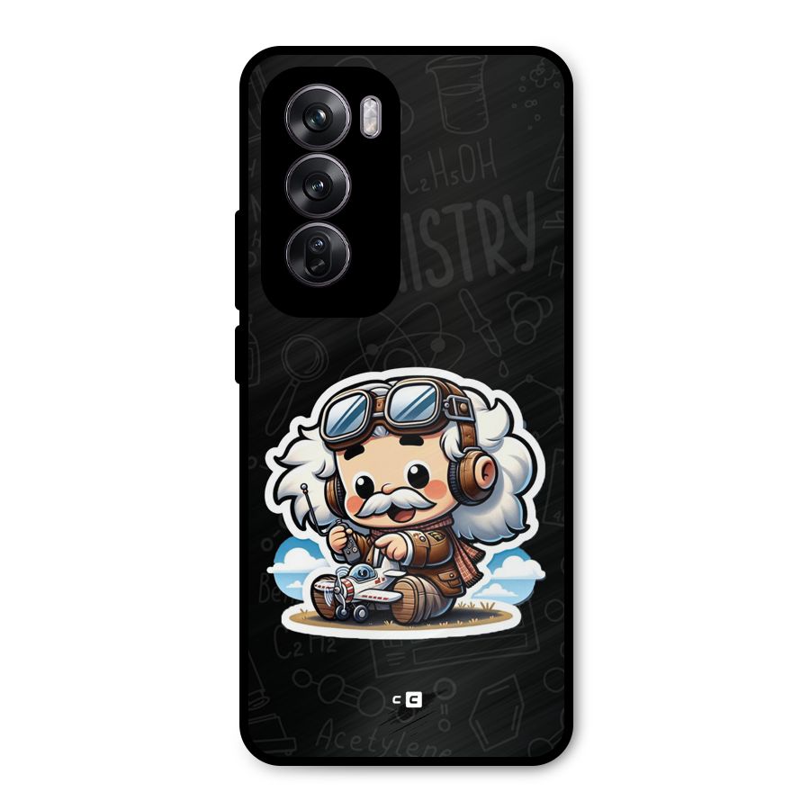 Genius Kid Metal Back Case for Oppo Reno12 Pro